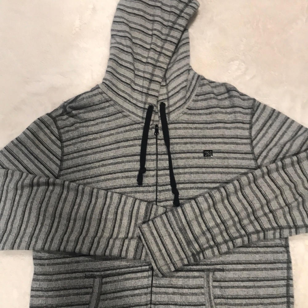 Kane & Unke zip up hooded sweatshirt.